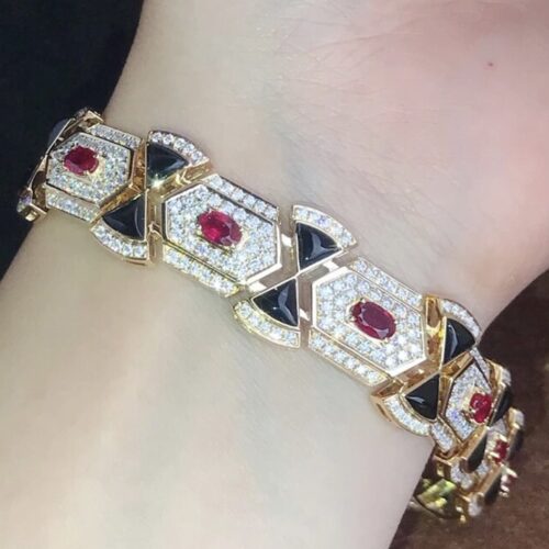 Ruby And Diamond Bracelet